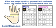 Glove Size Chart